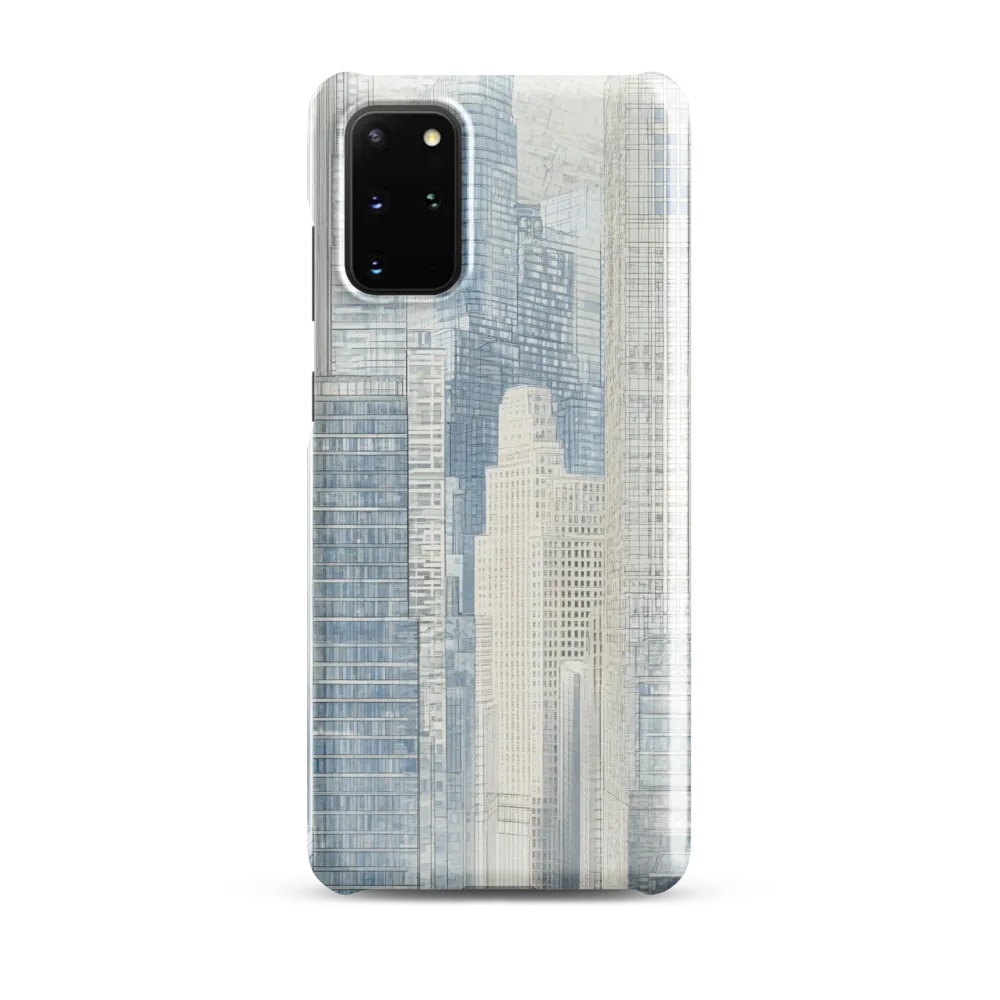 Urban Serenity: A Modern Cityscape | Phone Case |  S20 Plus | Snap Case | Glossy