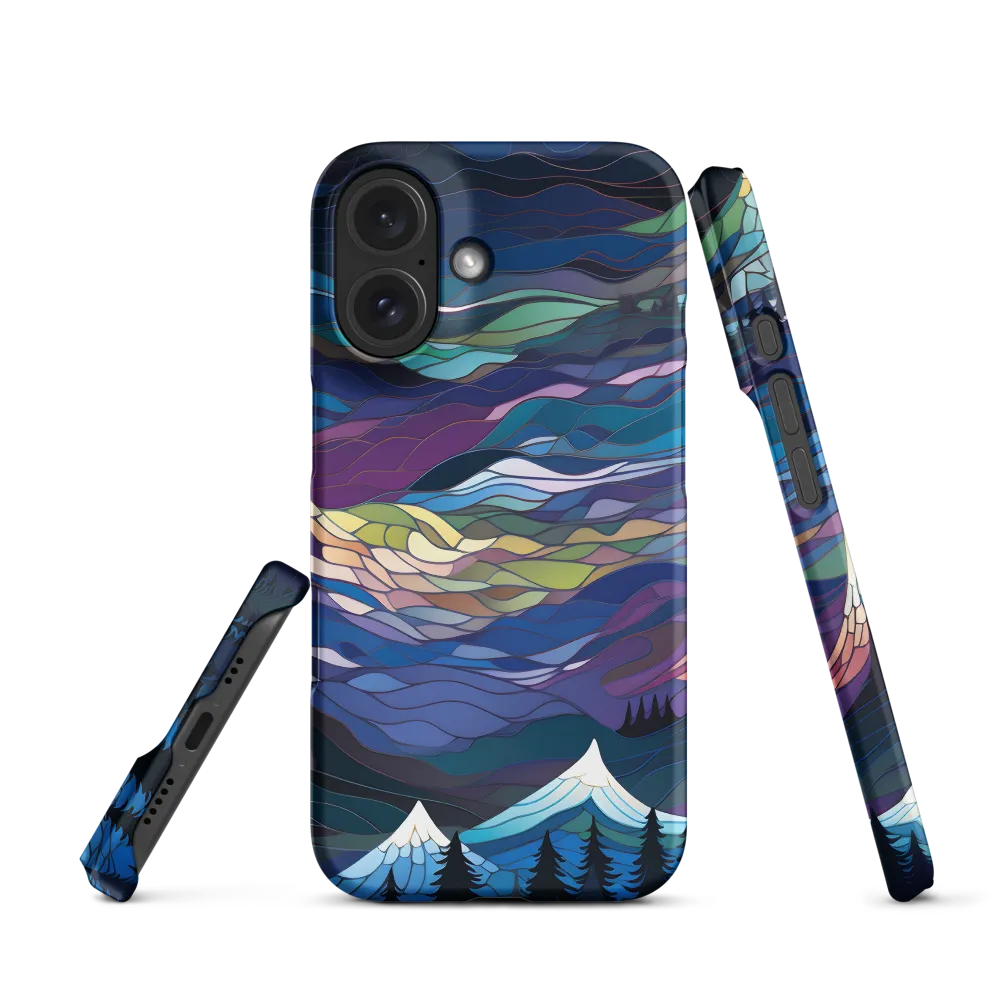 Twilight Peaks: An Abstract Mountain Landscape