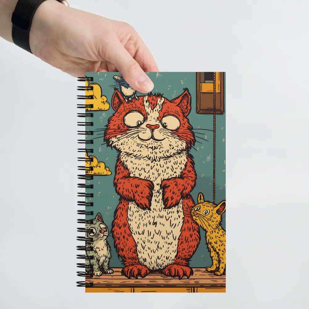 Playful Companions | Spiral Notebook