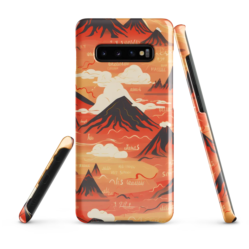 Whispers of the Volcano | Phone Case |  S10 Plus | Snap Case | Glossy