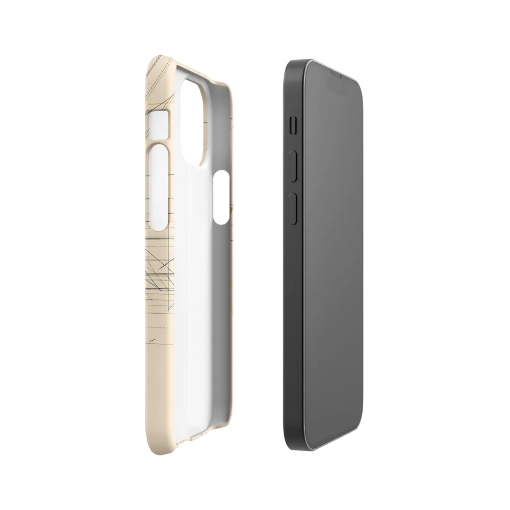 Abstract Profile: A Minimalist Exploration | Phone Case |  13 Mini | Snap Case | Matte