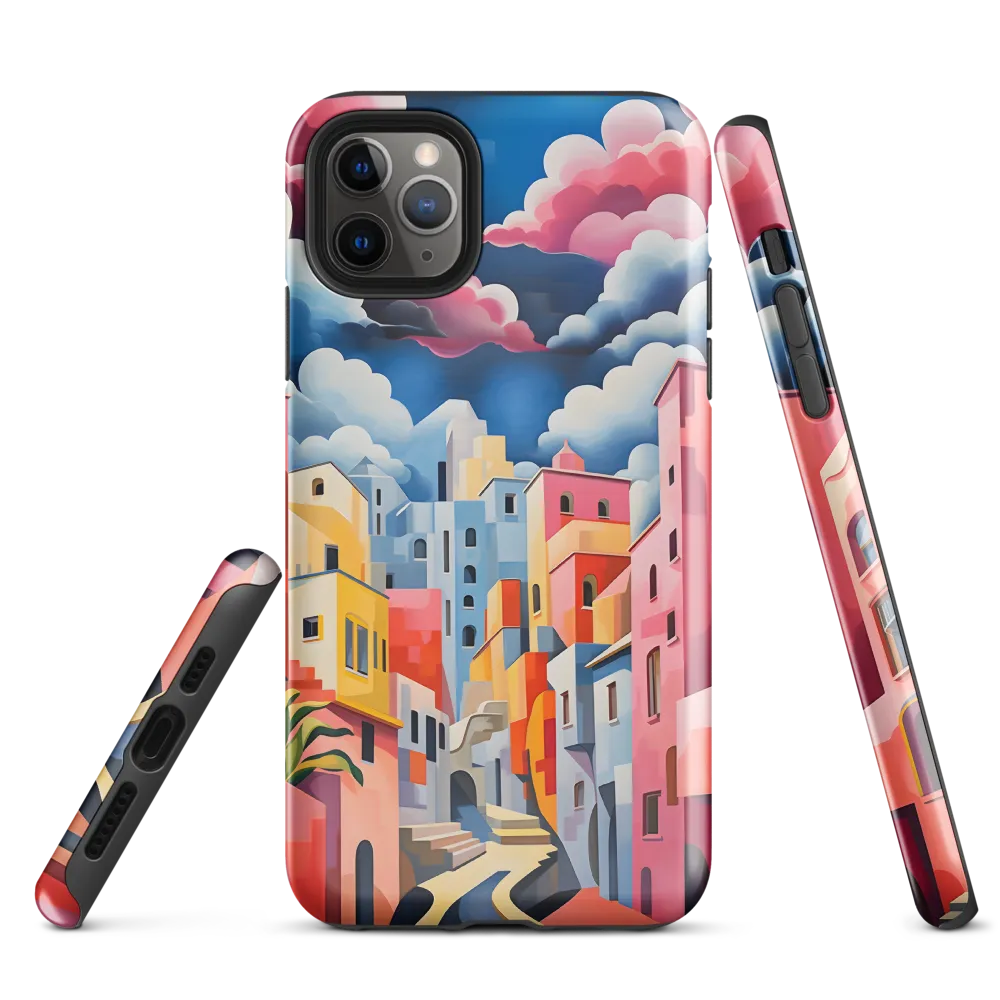 Whimsical Cityscape | Phone Case |  11 Pro Max | Tough Case | Glossy