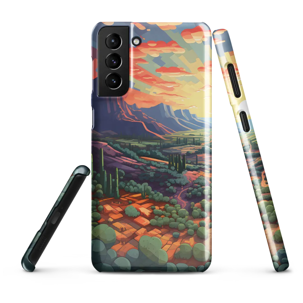 Desert Serenity at Dusk | Phone Case |  S21 Plus | Snap Case | Glossy