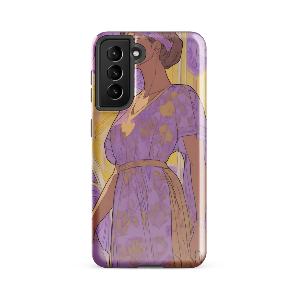 Elegance in Floral Harmony | Phone Case |  S21 FE | Tough Case | Glossy