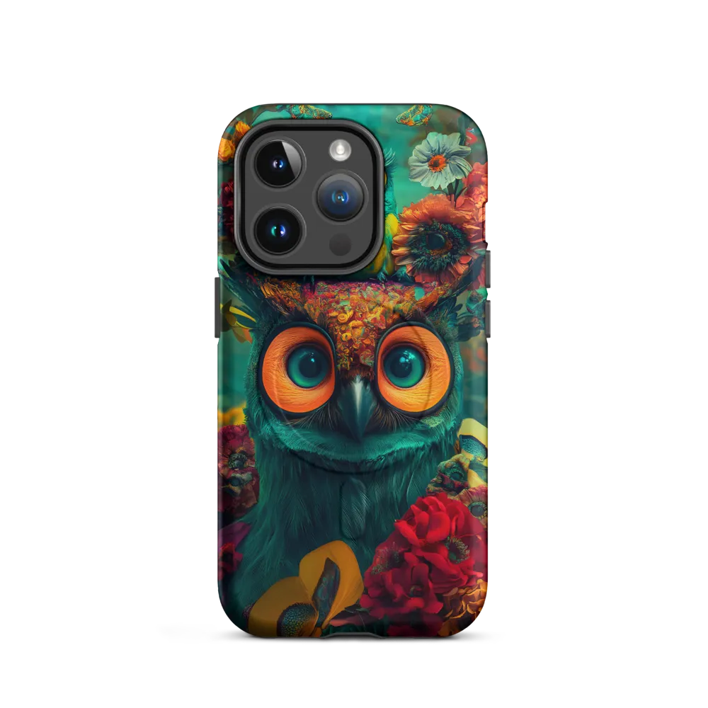 Majestic Harmony: The Floral Owl