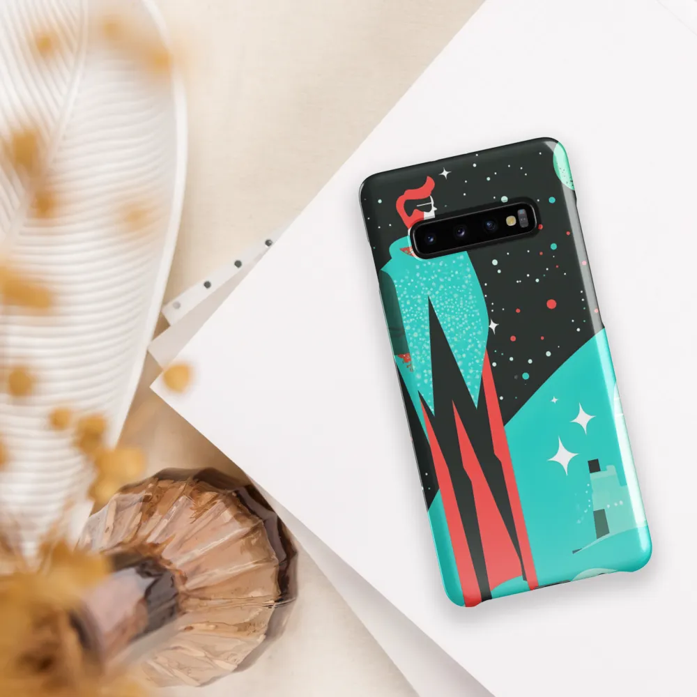 A Cosmic Explorer | Phone Case |  S10 Plus | Snap Case | Glossy