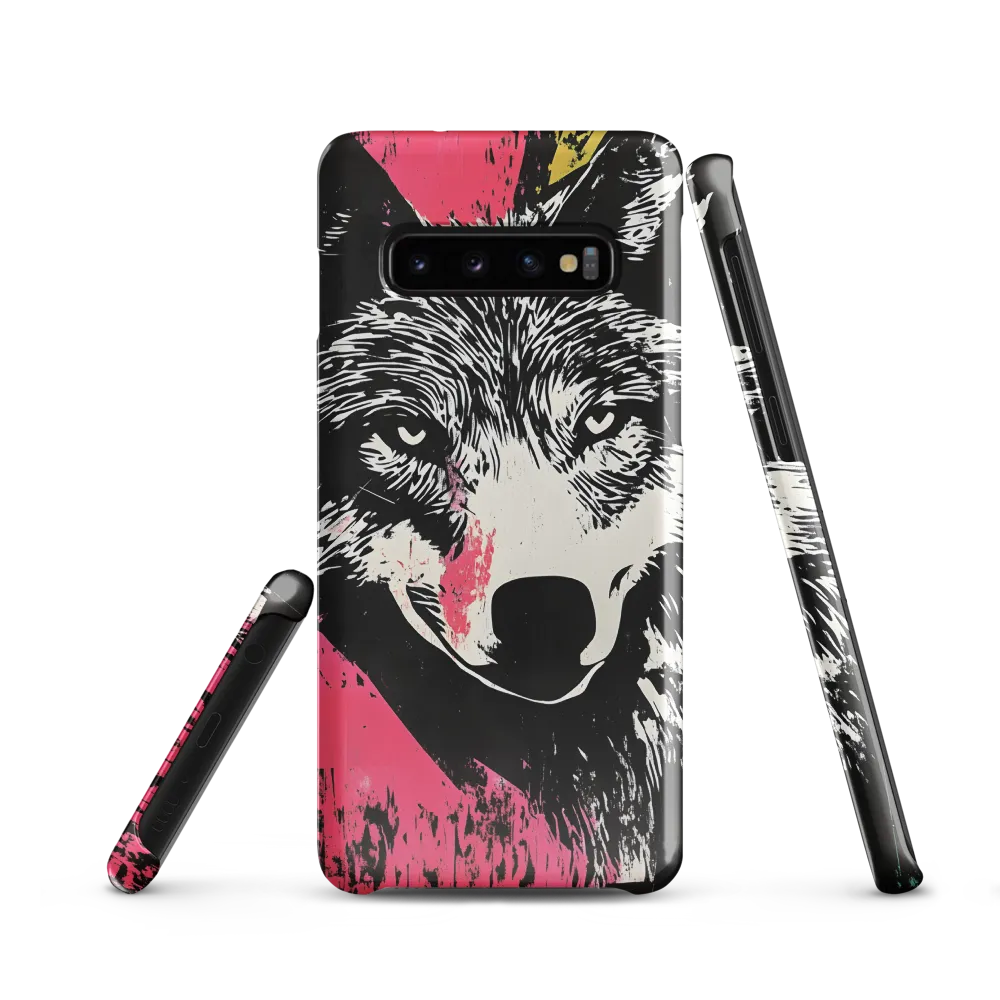 Intense Gaze of the Wolf