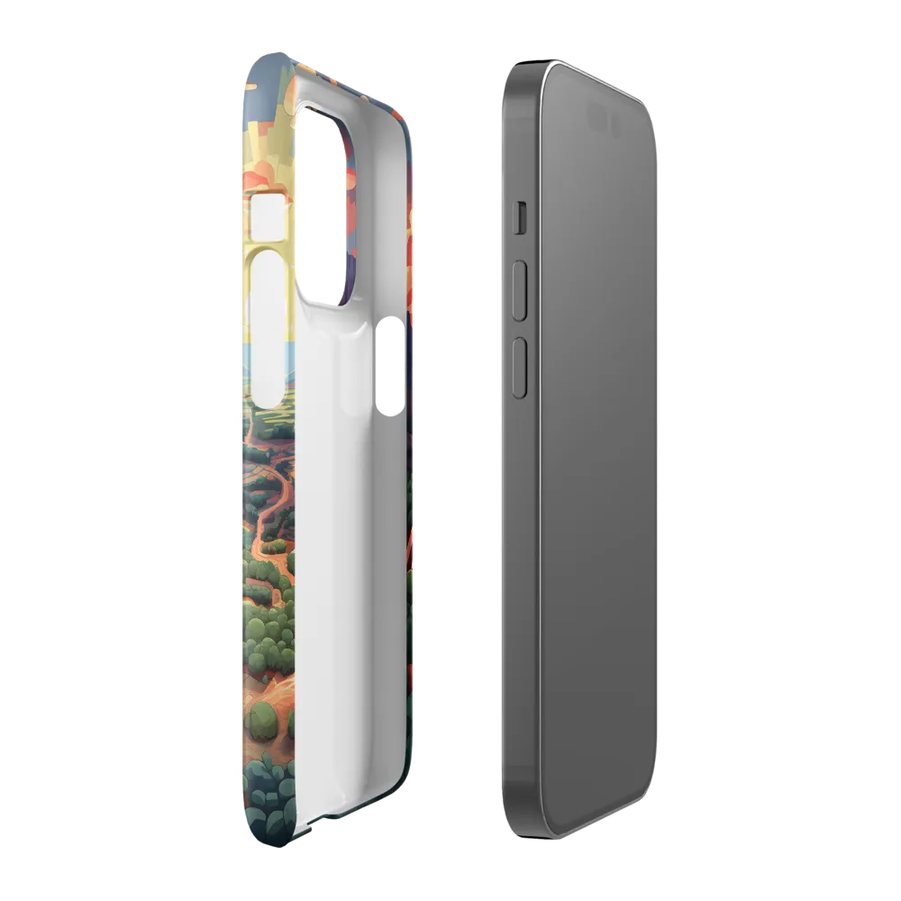 Desert Serenity at Dusk | Phone Case |  14 Pro | Snap Case | Glossy
