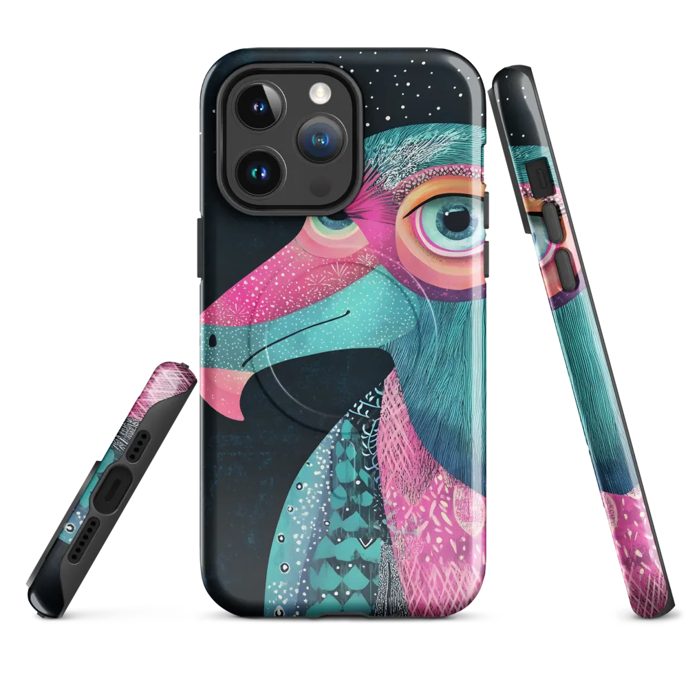 Whimsical Vulture: A Dance of Colors