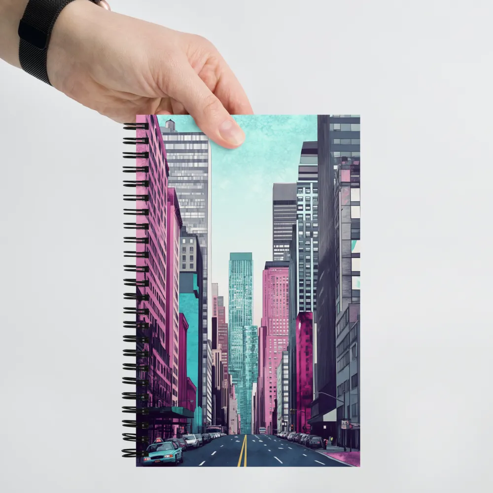 Urban Vibes: A Modern Cityscape | Spiral Notebook