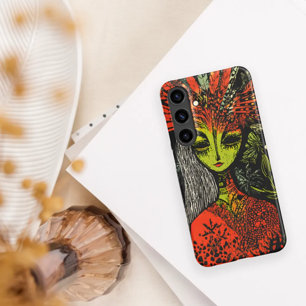 Mystical Flora: A Surreal Portrait