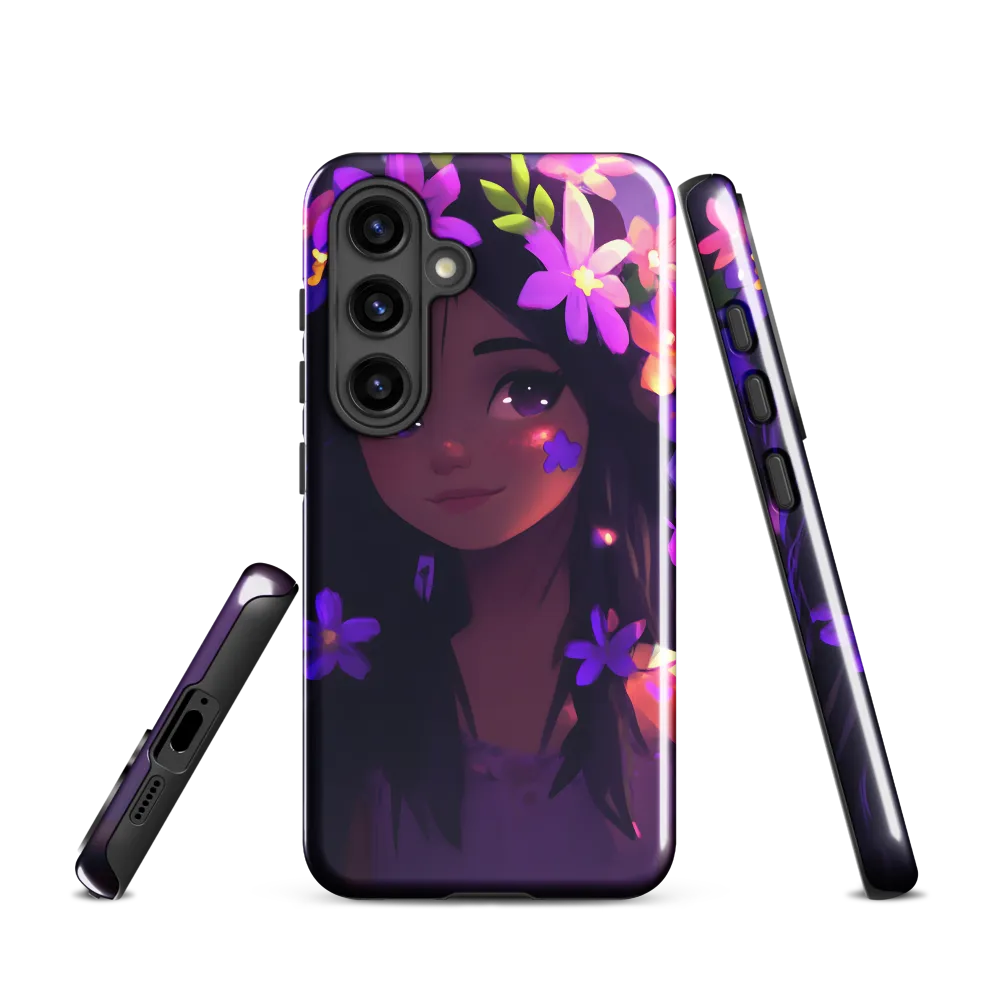 Whispers of Blossoms | Phone Case |  S24 | Tough Case | Glossy