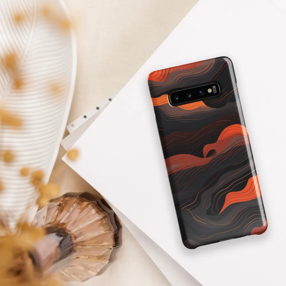 Dynamic Waves of Color | Phone Case |  S10 Plus | Snap Case | Glossy