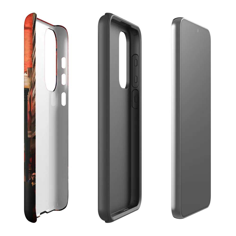 Urban Reverie: Stratospheric Shadows | Phone Case |  S23 Plus | Tough Case | Matte