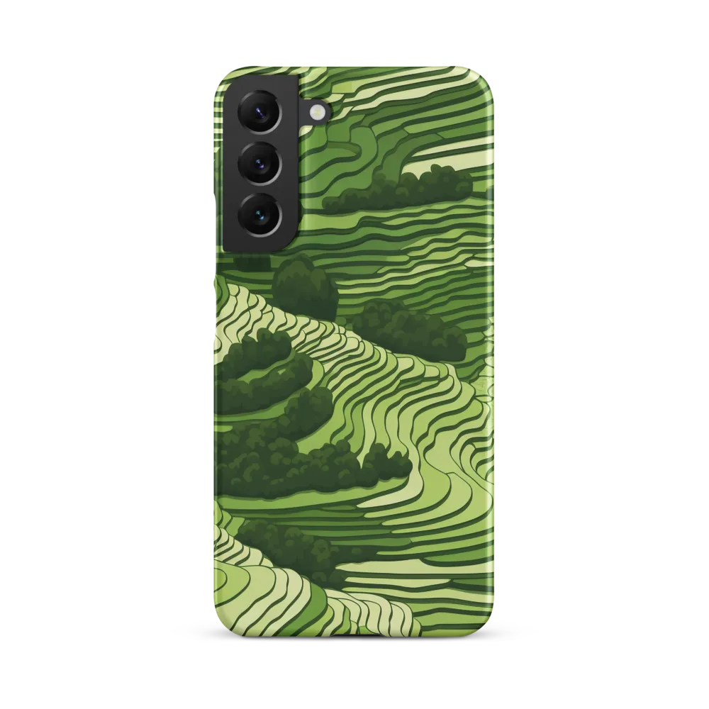 Waves of Green: An Abstract Landscape