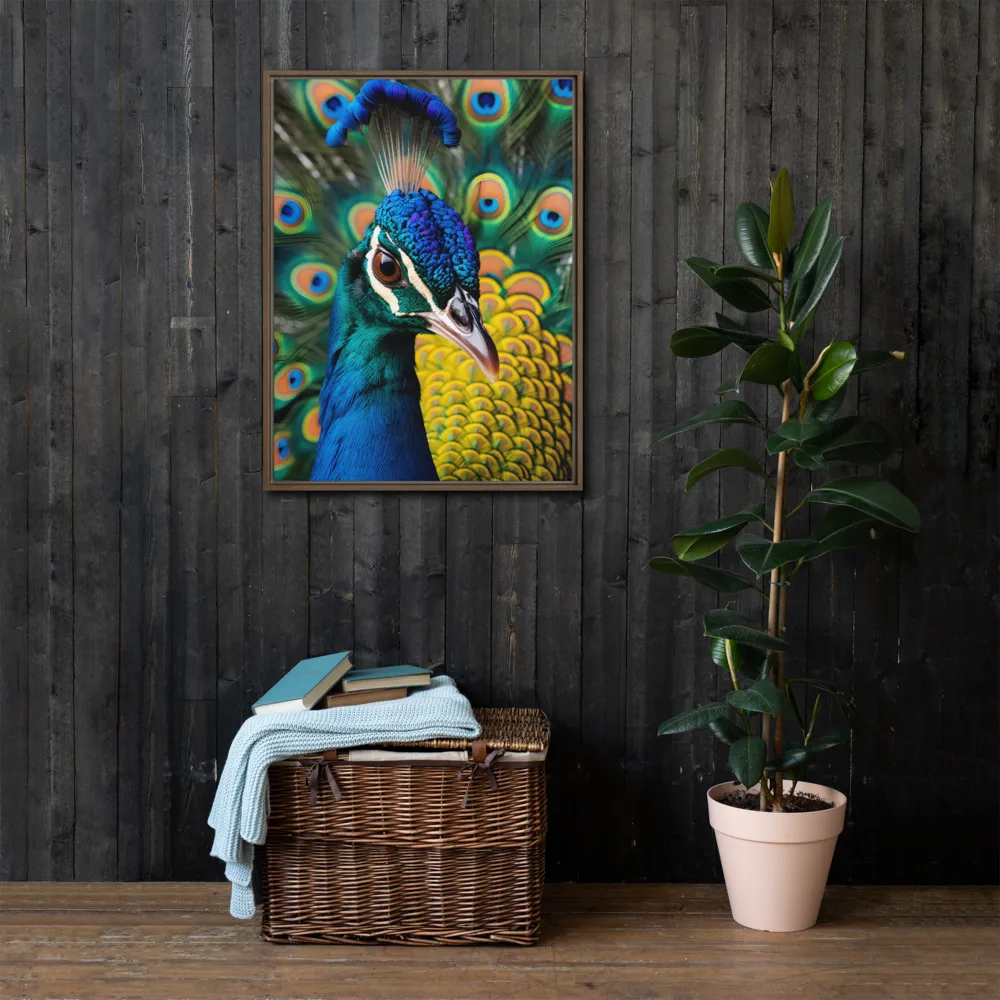 Majestic Display of Nature | Canvas with Brown Frame | 24″×32″