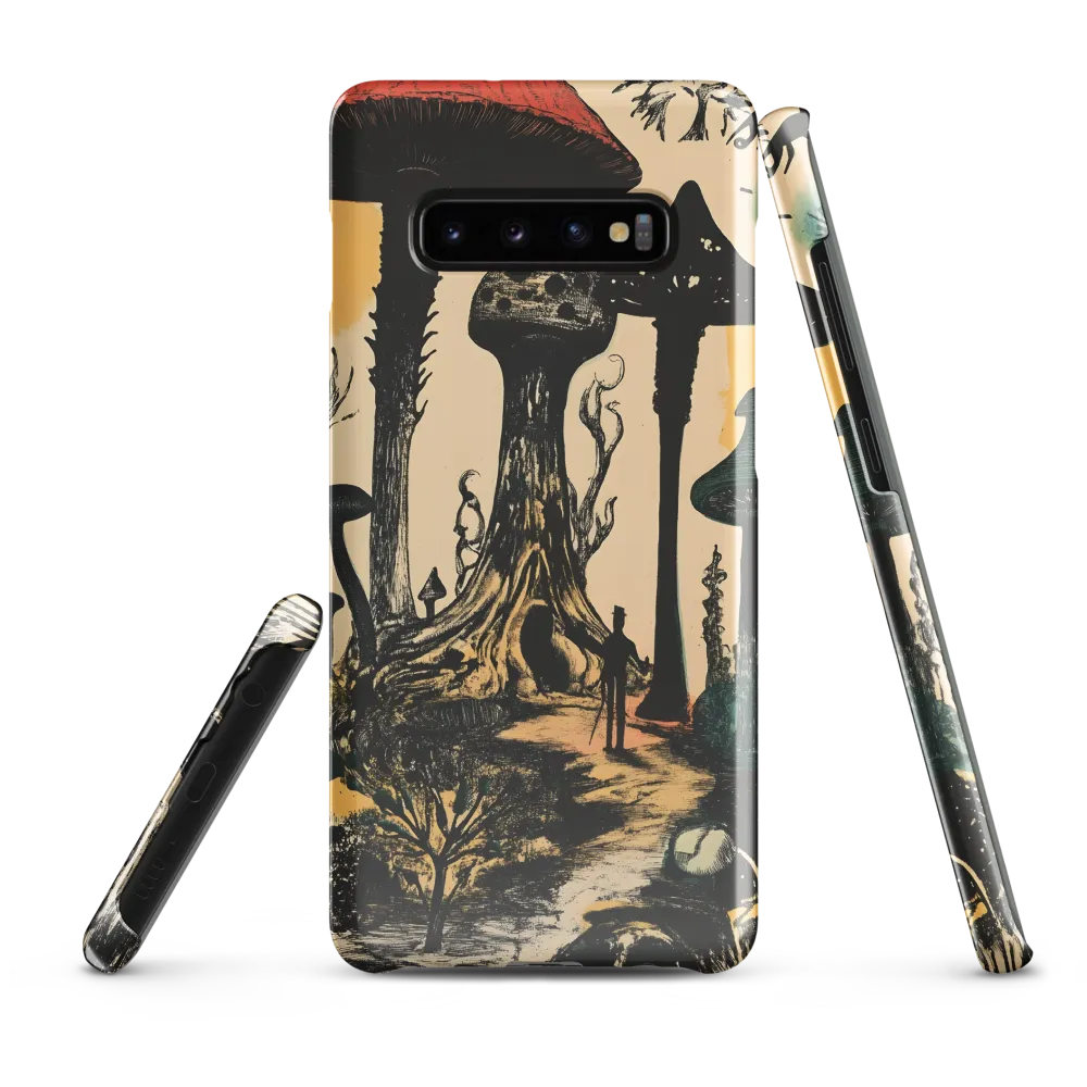 Whimsical Mycelium Realm | Phone Case |  S10 Plus | Snap Case | Glossy