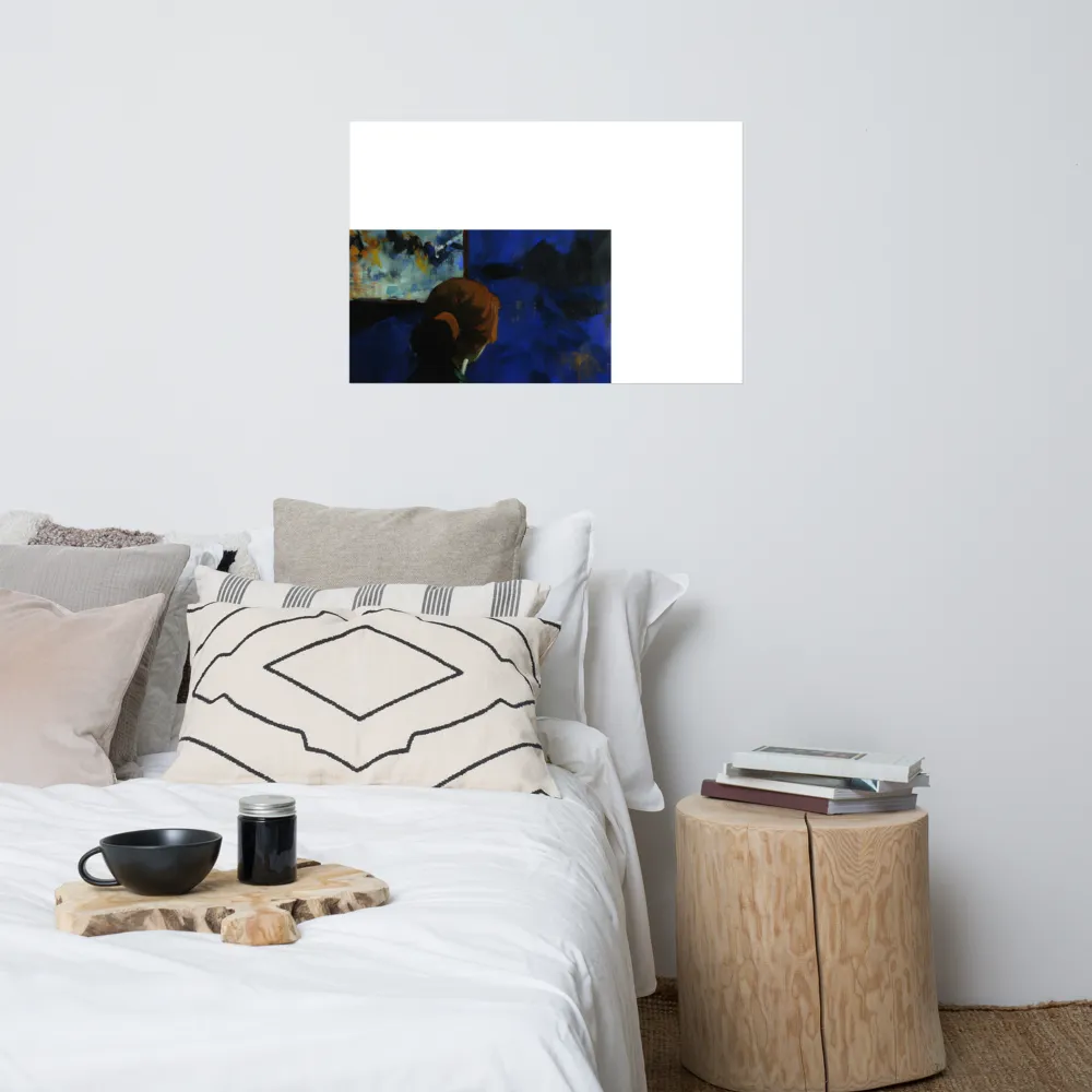 Contemplation Under the Night Sky | Poster | 24″×36″