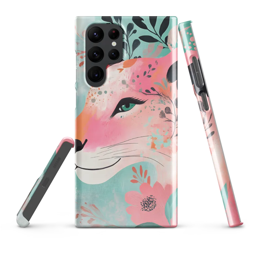 Whimsical Majesty: A Floral Lion