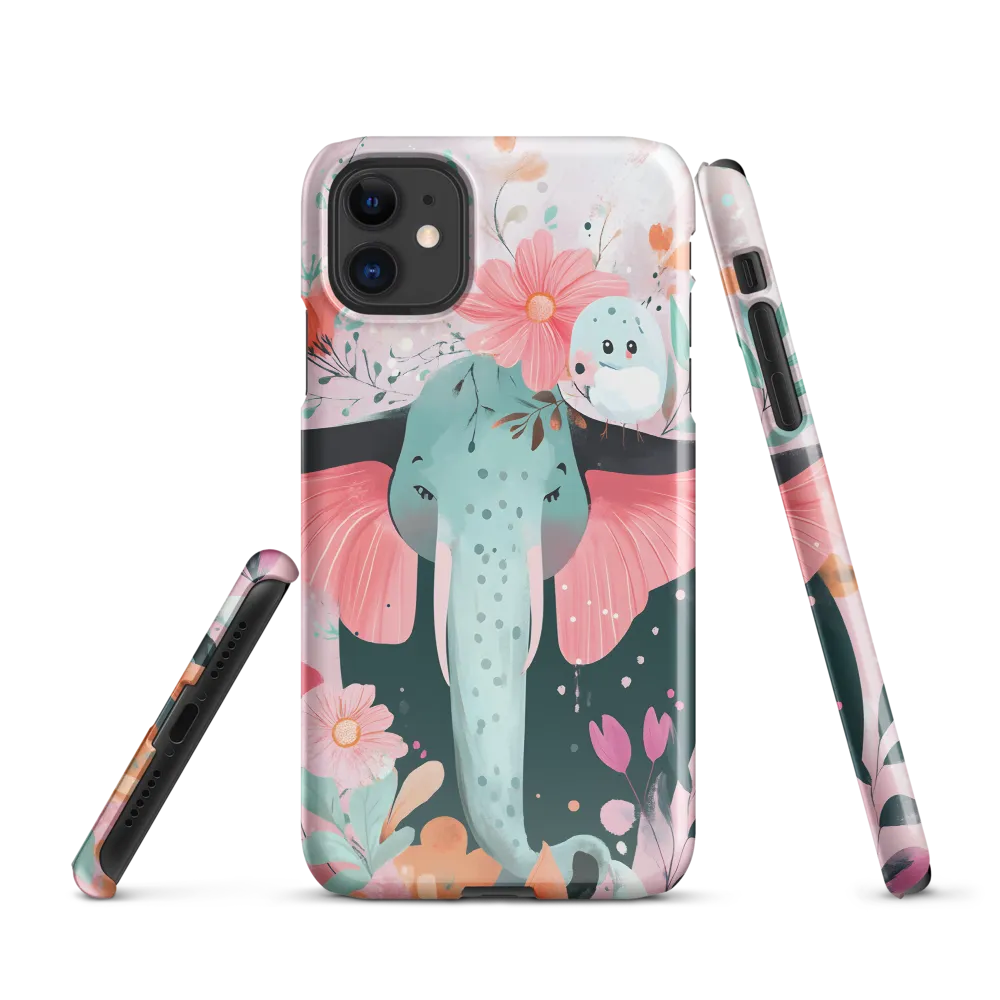 Whimsical Elephant in Bloom