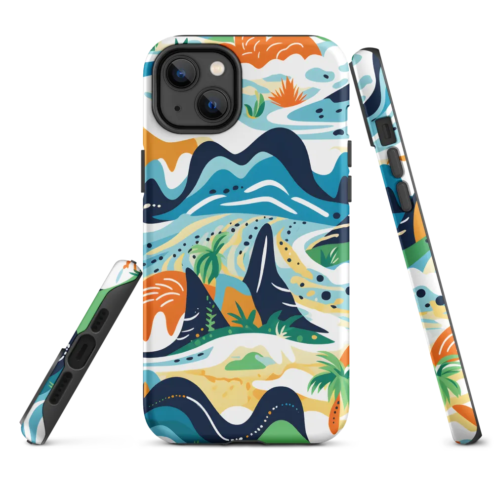 Abstract Tropical Landscape