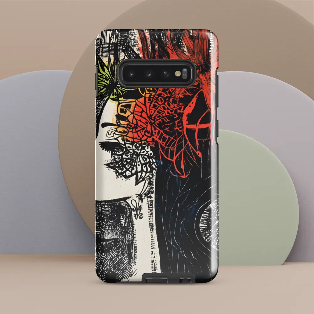 Harmonious Flora: A Portrait of Nature | Phone Case |  S10 Plus | Tough Case | Glossy