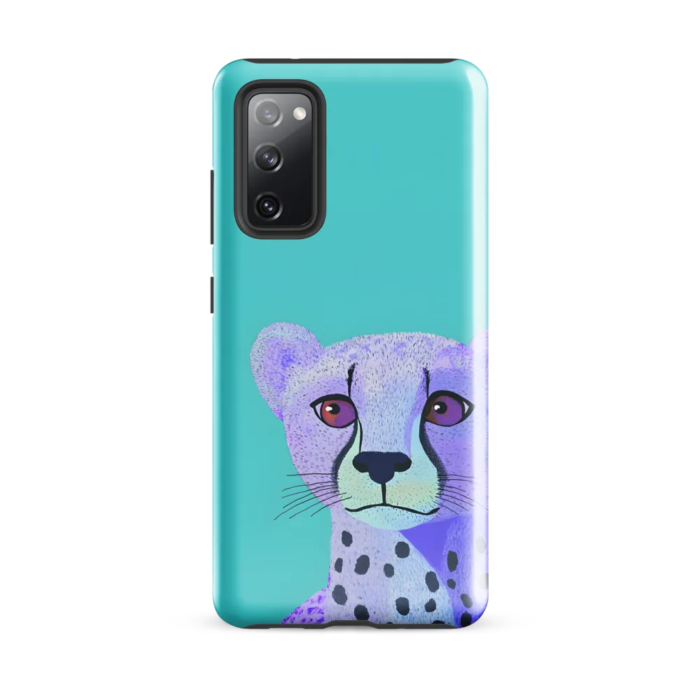 Curious Cheetah | Phone Case |  S20 FE | Tough Case | Glossy
