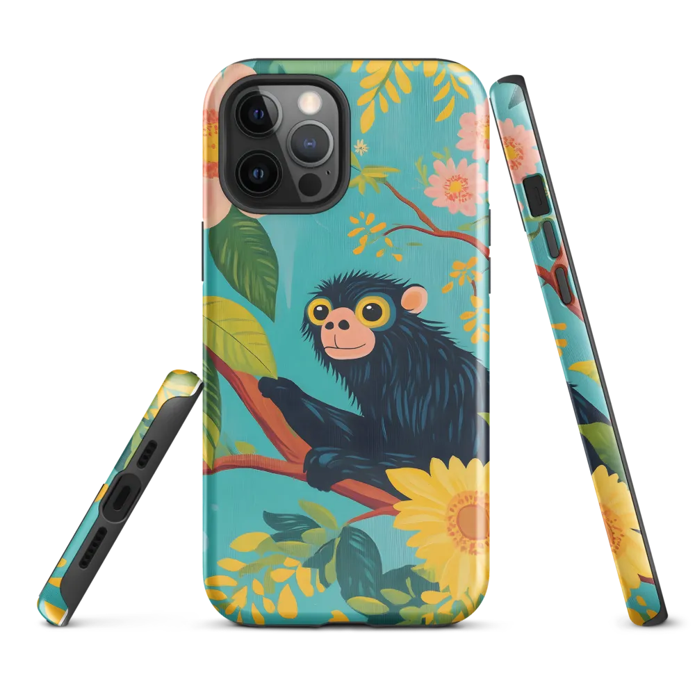 Joyful Encounter in a Floral Paradise