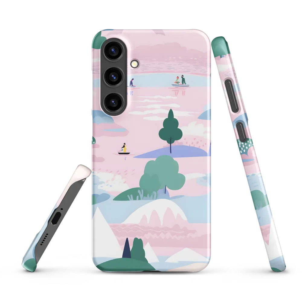 Whimsical Reflections: A Journey Through Landscapes | Phone Case |  S24 Plus | Snap Case | Matte