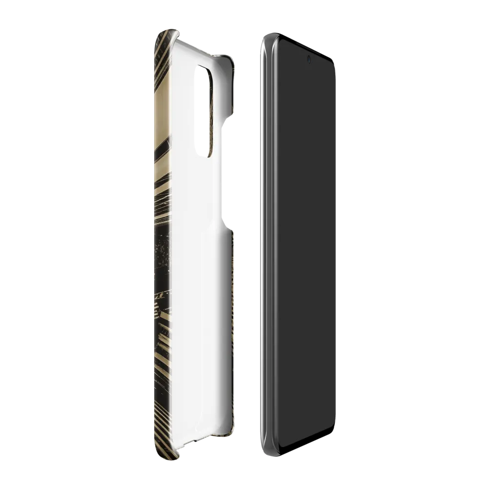 Urban Symphony: Aerial Perspective of City Life | Phone Case |  S20 Plus | Snap Case | Glossy