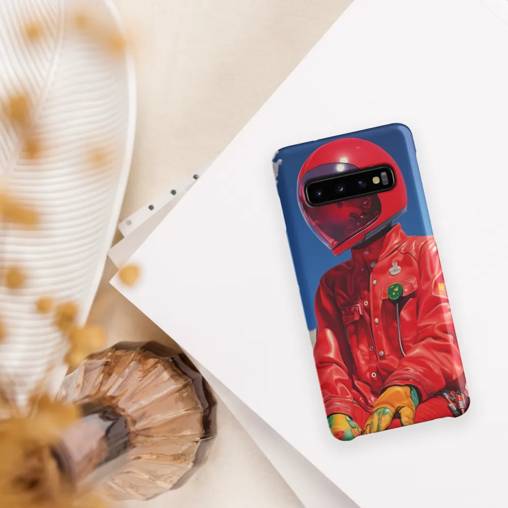 Astronaut in Crimson