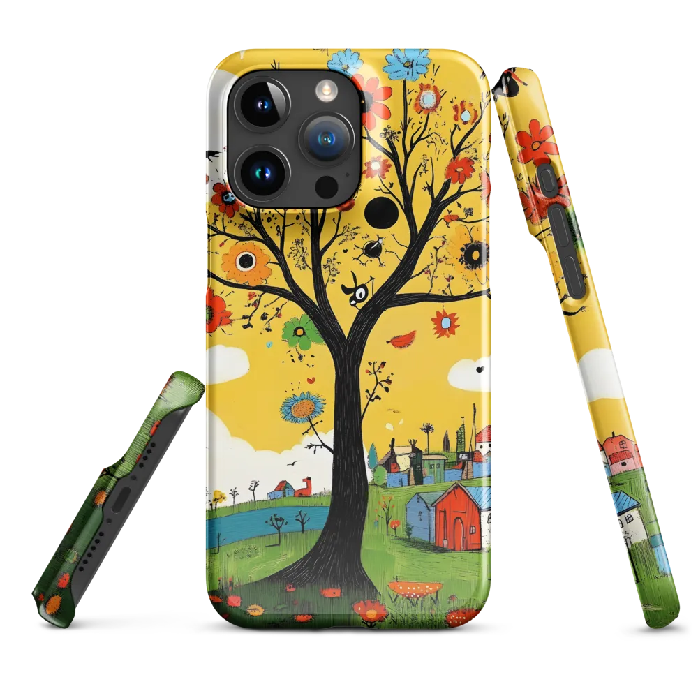 Whimsical Blooms of Life | Phone Case |  15 Pro Max | Snap Case | Glossy