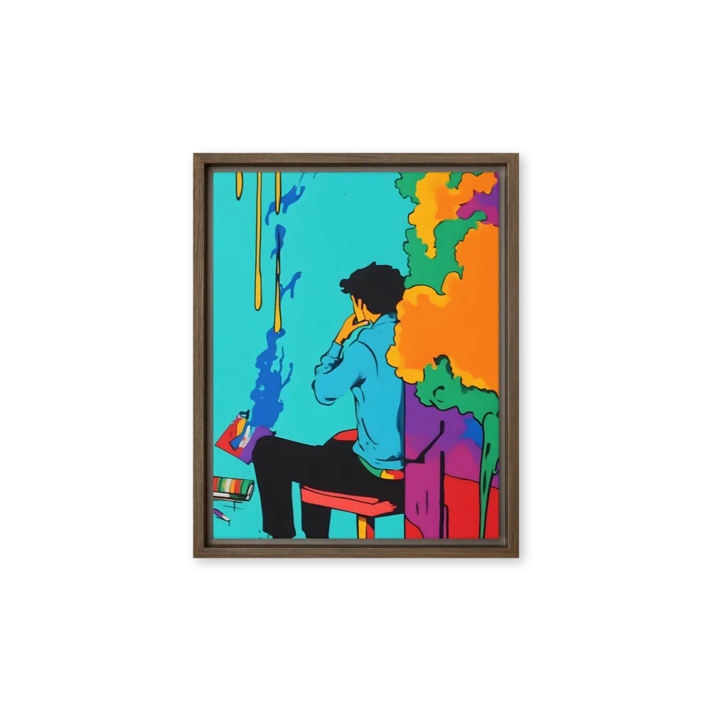 The Artist Within | Canvas with Brown Frame | 11″×14″
