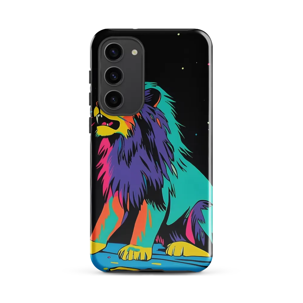 Roaring Colors: The Neon Lion