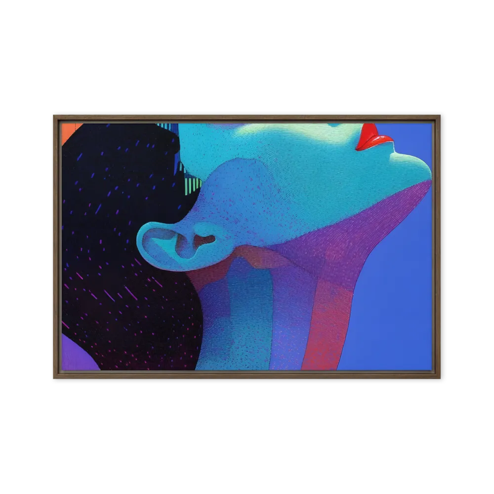 Ethereal Reverie | Canvas with Brown Frame | 24″×36″