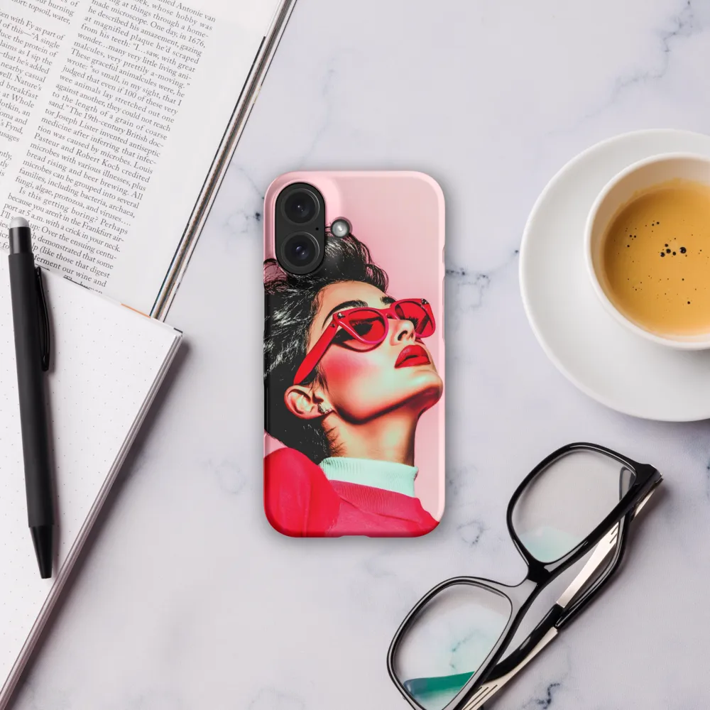 Striking Confidence in Red | Phone Case |  16 | Snap Case | Matte