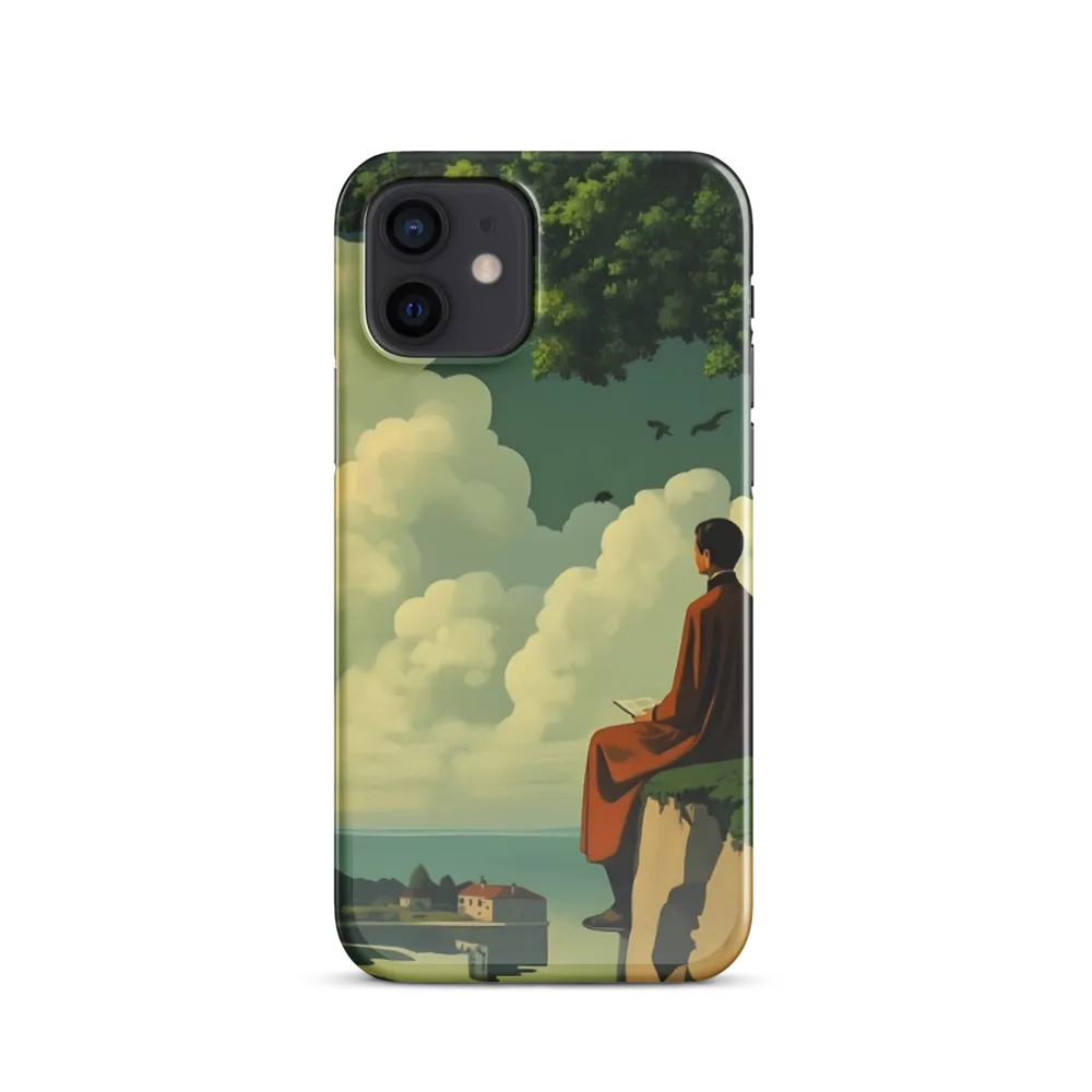Meditation at the Edge of Serenity | Phone Case |  12 | Snap Case | Glossy