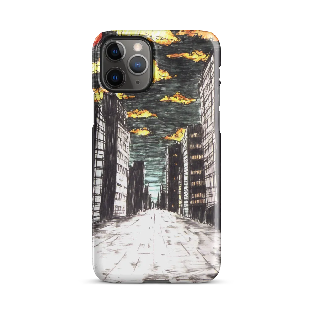 Eclipsed Cityscape | Phone Case |  11 Pro | Snap Case | Glossy