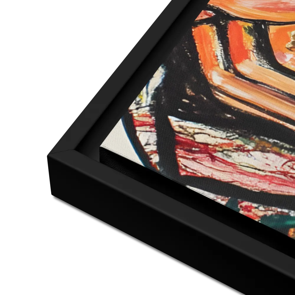 Contemplative Intensity: An Expressionist Portrait