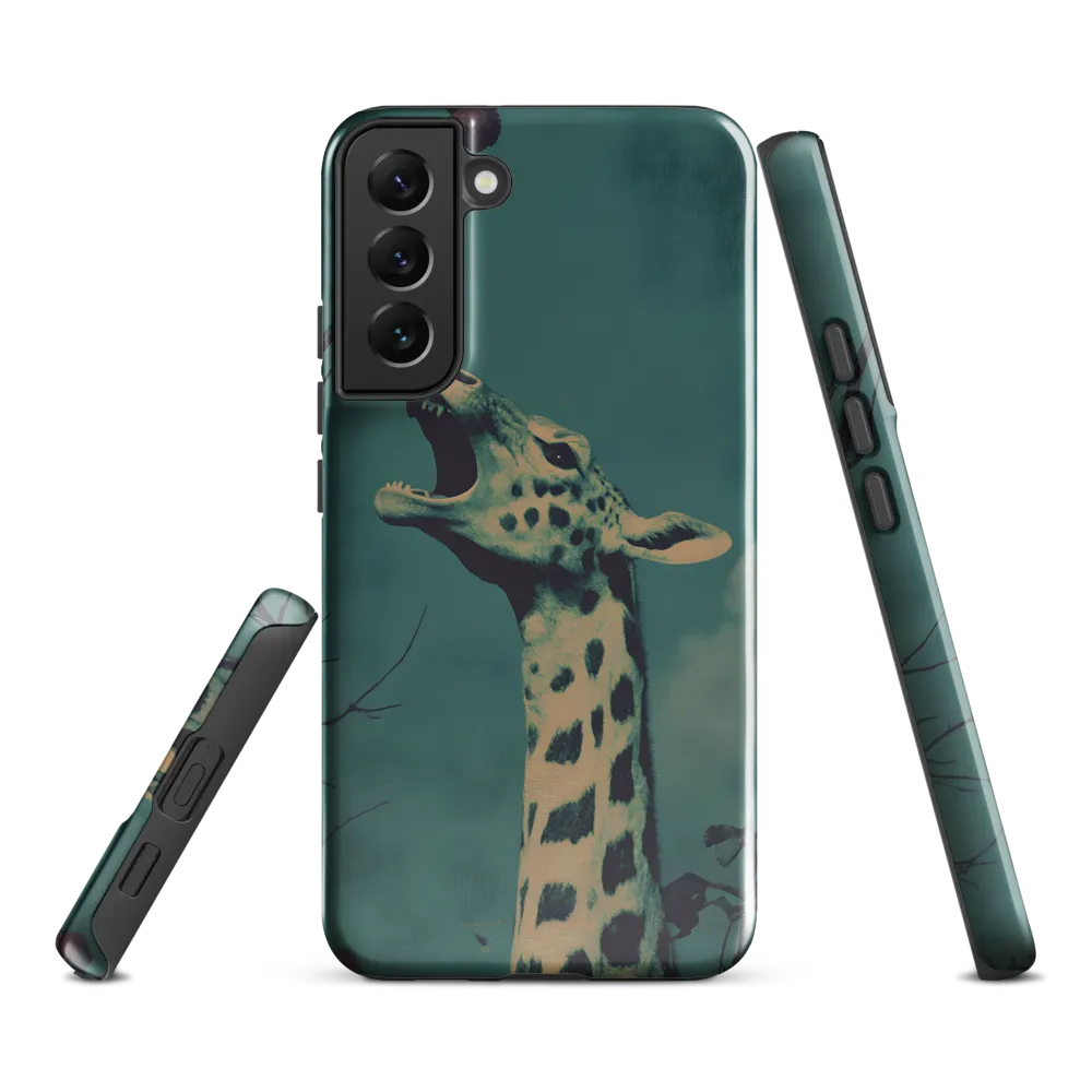 Whispers of the Tall: A Surreal Giraffe Encounter