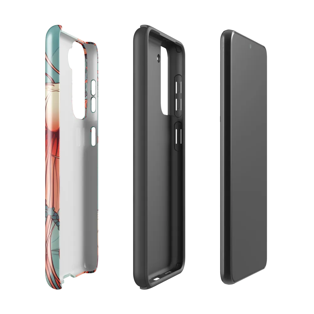 Ethereal Dance of Jellyfish | Phone Case |  S21 | Tough Case | Glossy
