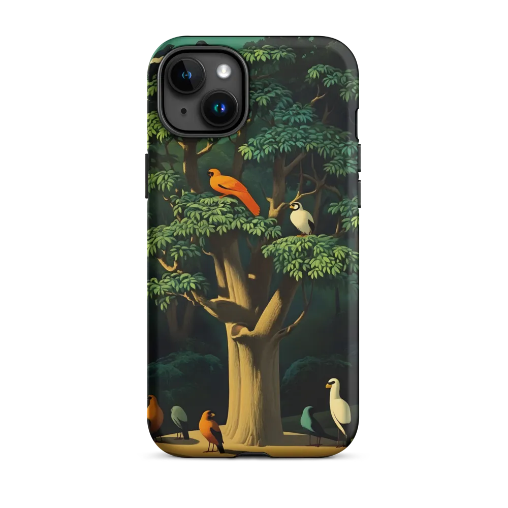 Harmony in Color: A Surreal Bird Symphony