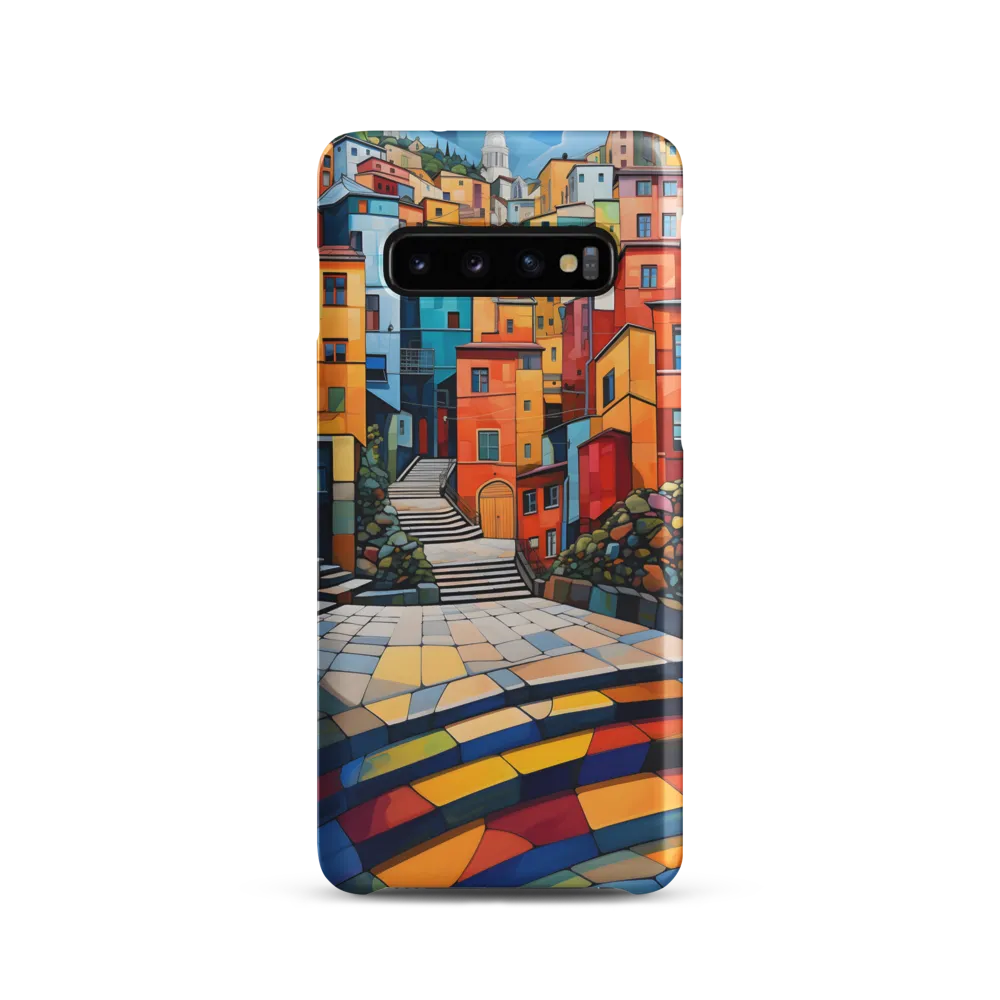 Vibrant Village: A Cubist Journey