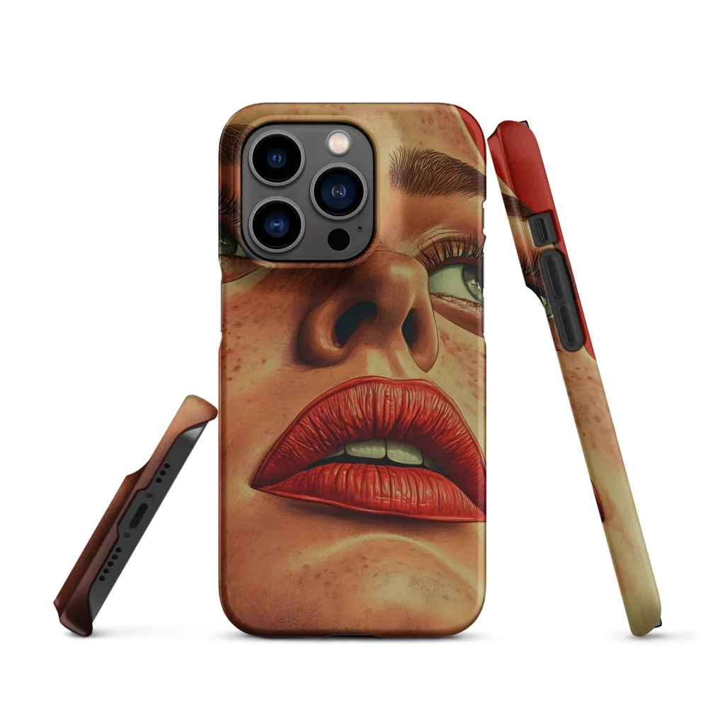 Red Intensity: A Portrait of Elegance