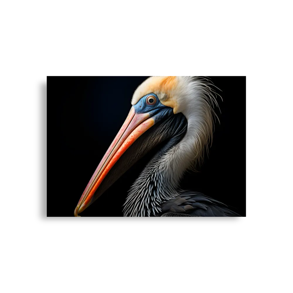 Majestic Portrait of a Pelican | Poster | A1 (23.3″×33.1″)