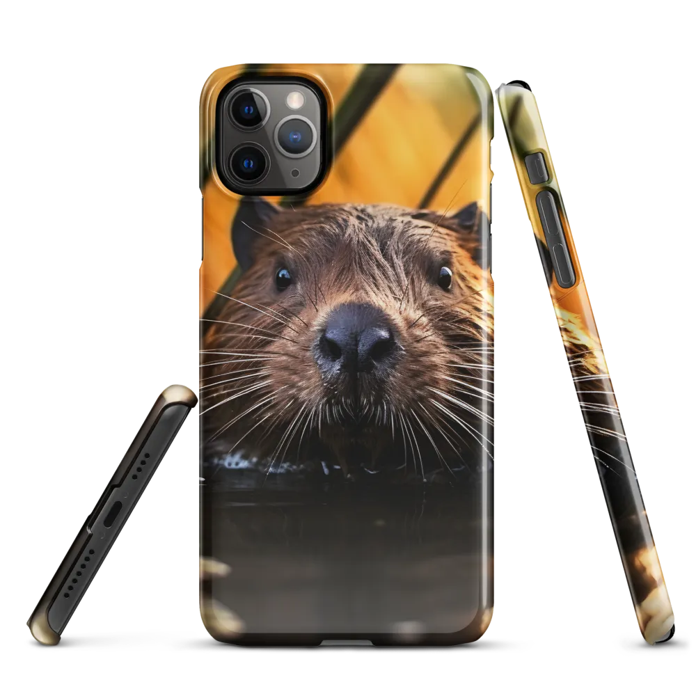 Beaver Serenity: A Natural Portrait | Phone Case |  11 Pro Max | Snap Case | Glossy