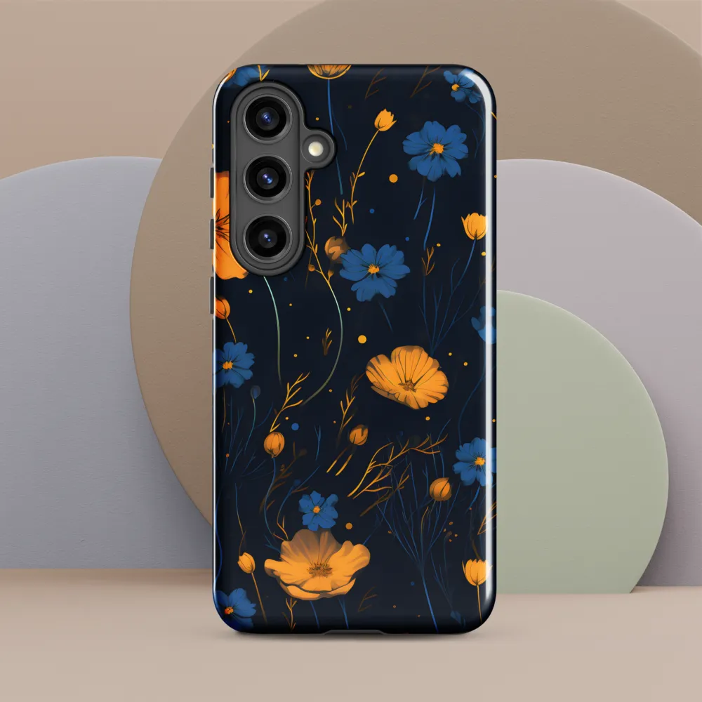 Nocturnal Blossoms | Phone Case |  S24 Plus | Tough Case | Glossy