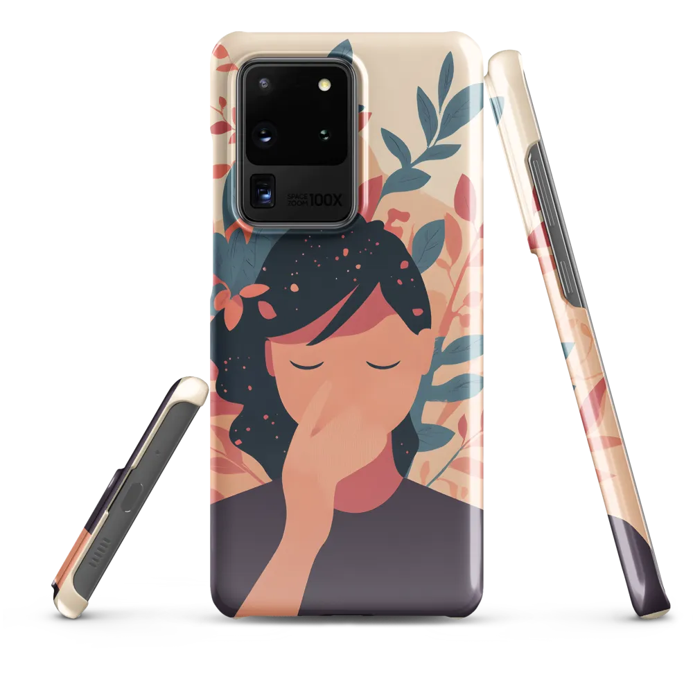 Whispers of Nature: A Serene Contemplation | Phone Case |  S20 Ultra | Snap Case | Glossy