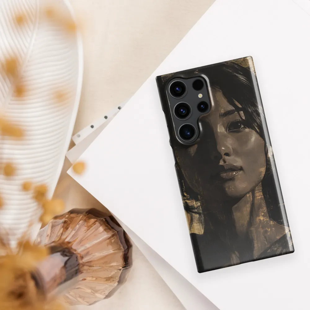 Golden Gaze: A Contemporary Portrait