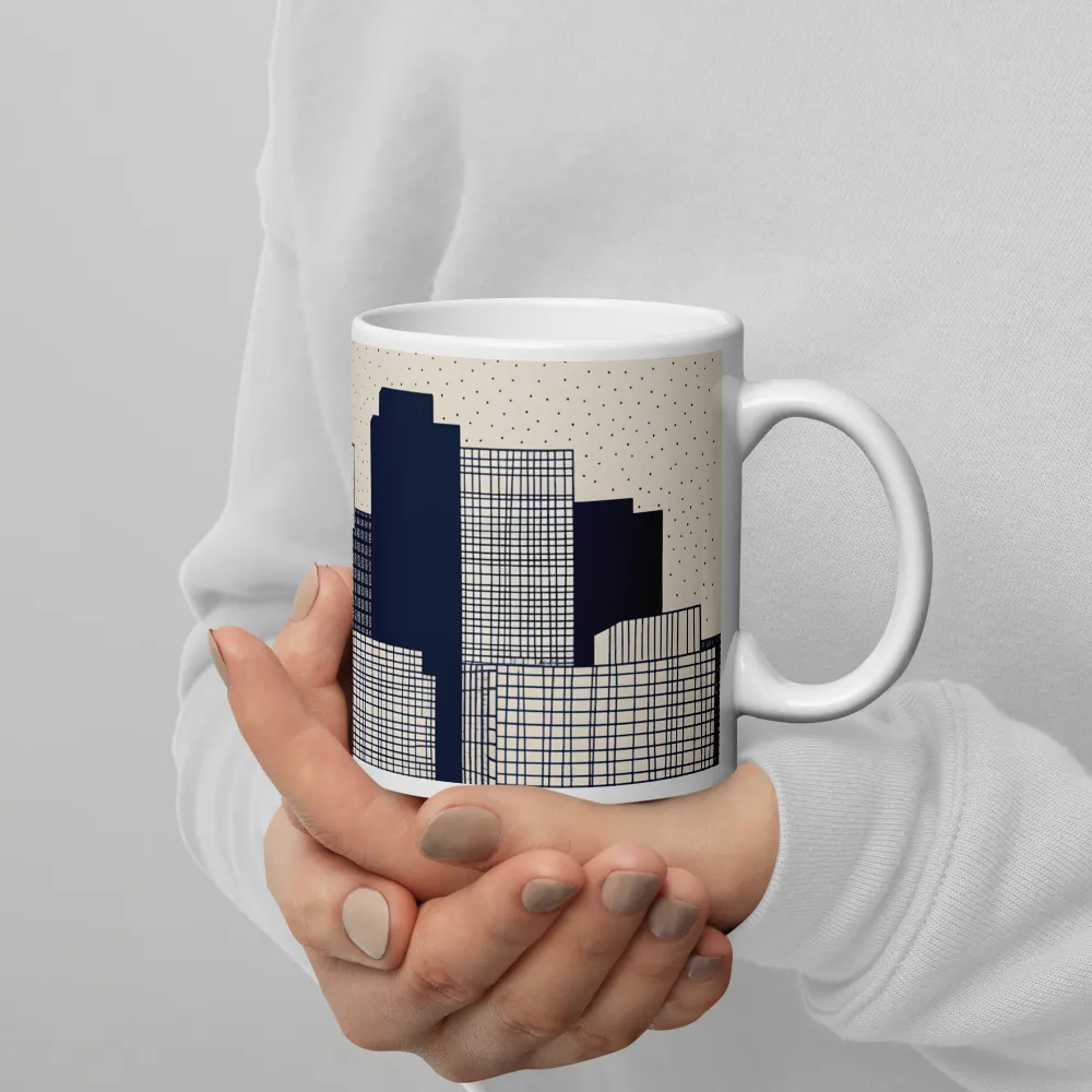 Urban Patterns: A Minimalist Skyline | Mugs | Multiple Sizes & Colors